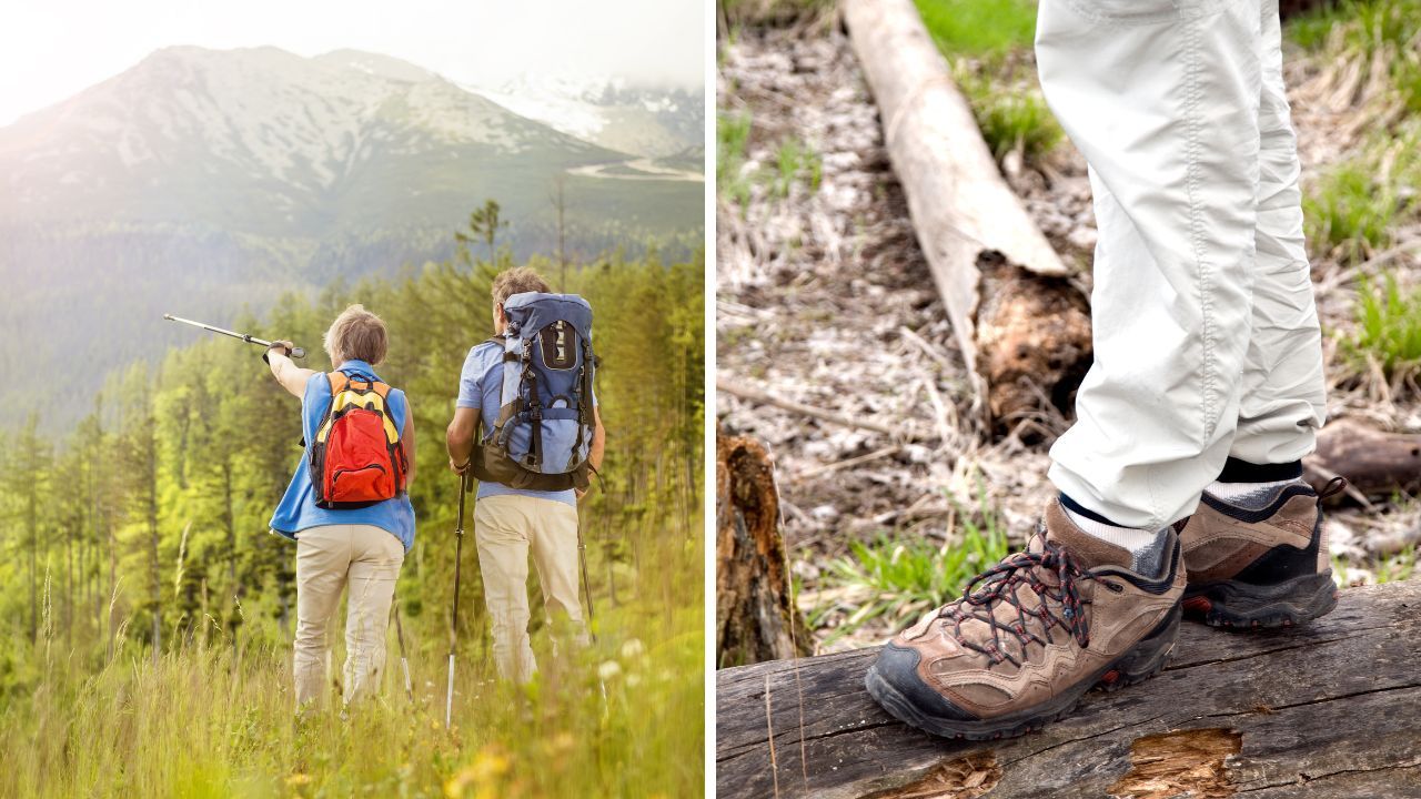 people in hiking pants