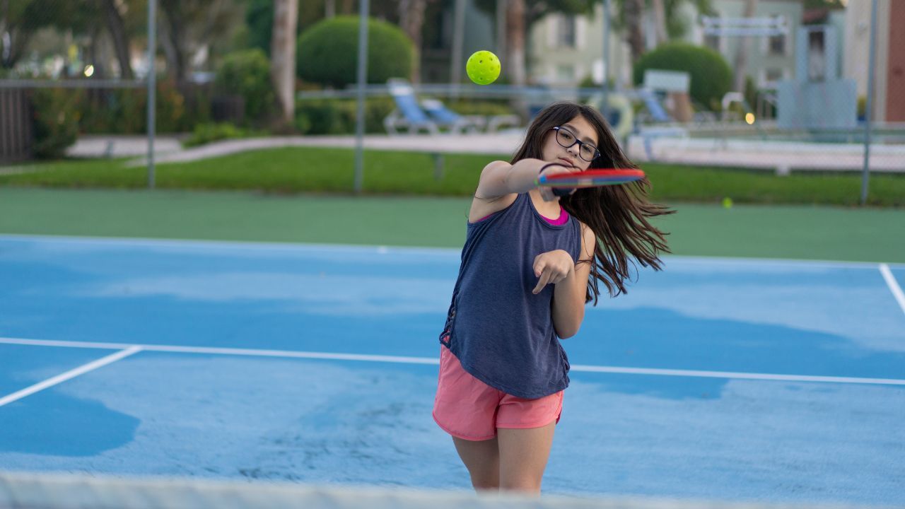 pickleball player wearing a pickleball tank top