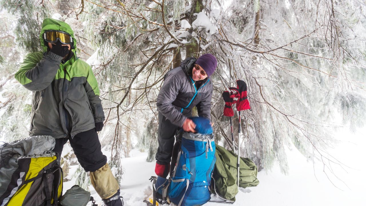 winter hiking gear