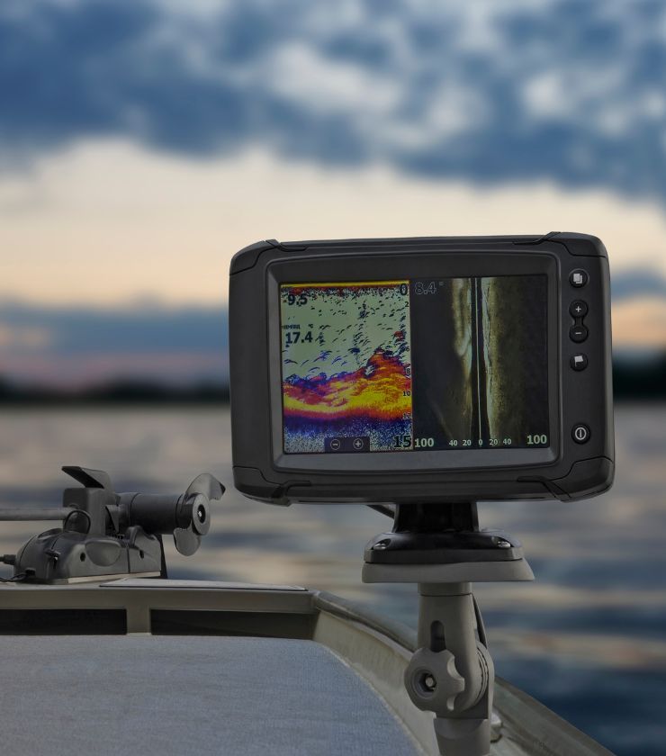 A picture of a fish finder with budget and value considerations